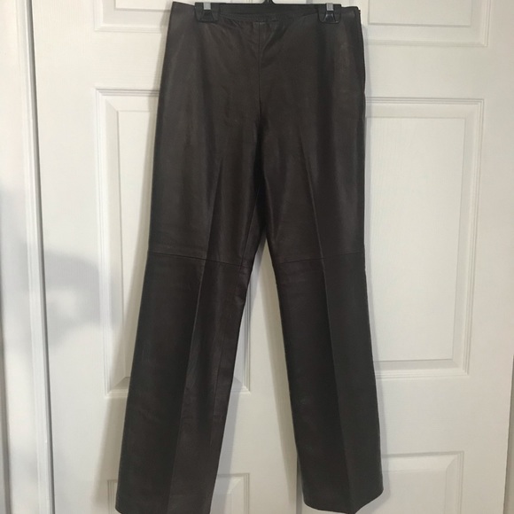 LEATHER PANTS - Picture 2 of 8